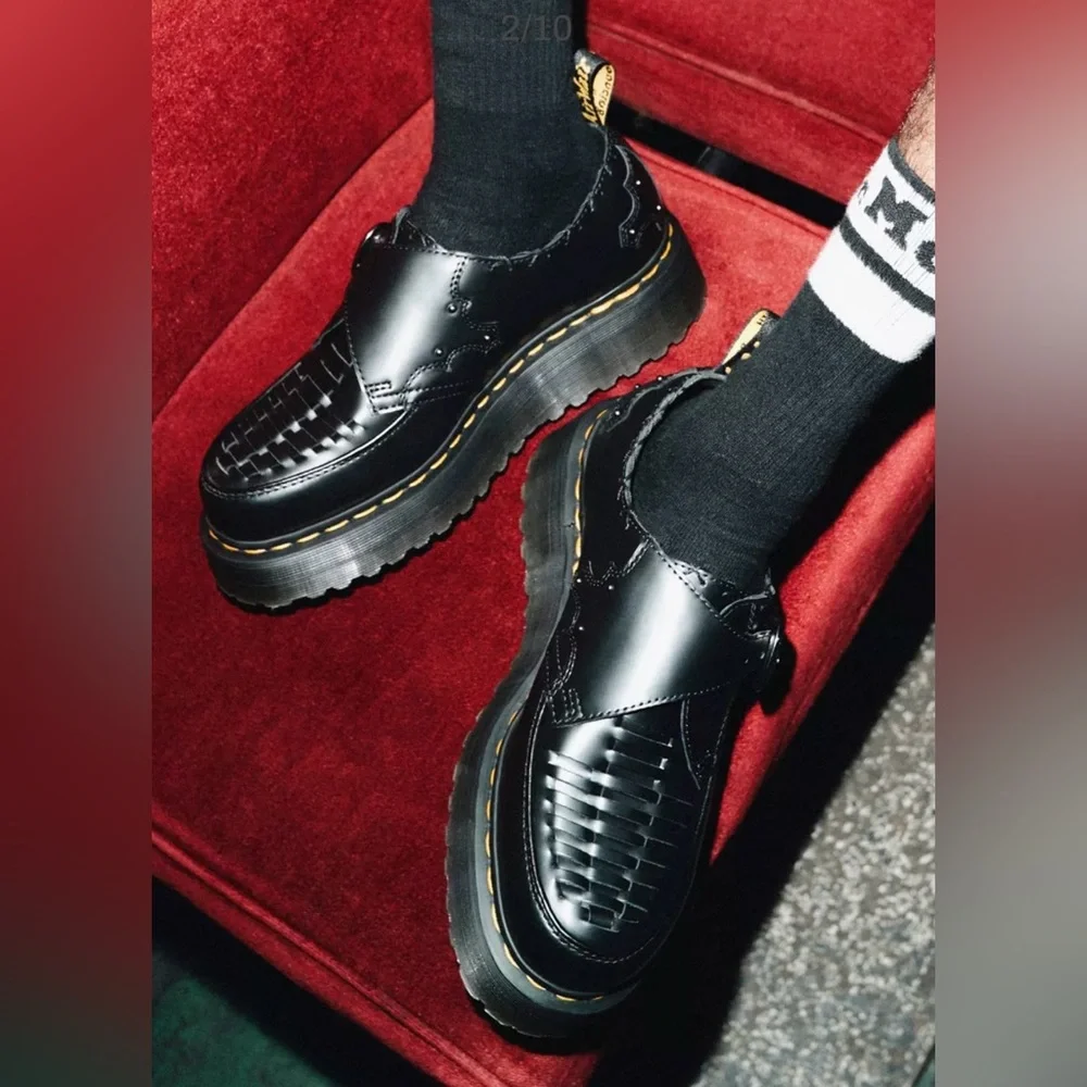 Dr. Martens Ramsey Woven Platform Creepers - Picture 5 of 5